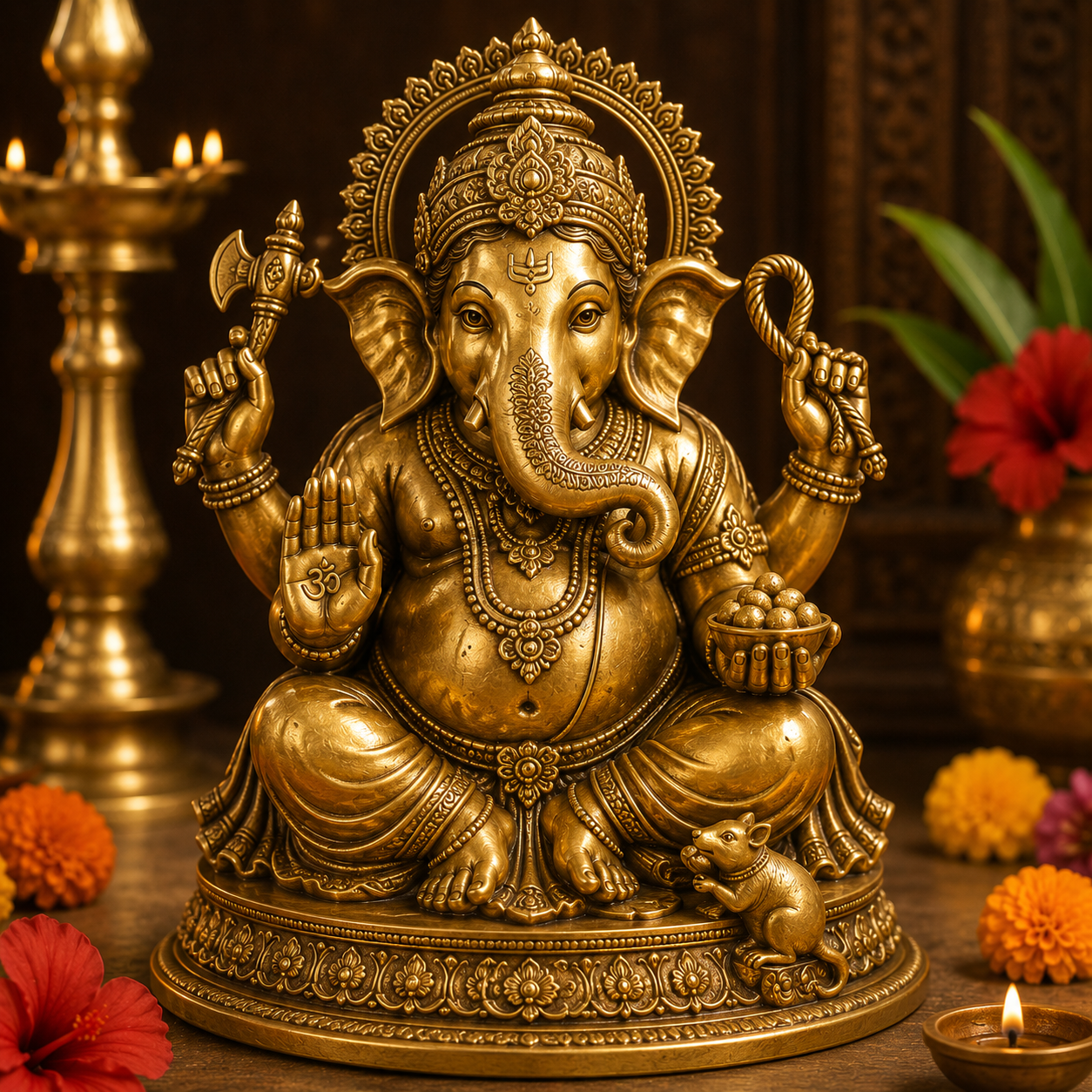 ChatGPT Image Jun 19, 2026, 05_08_05 PM Brass Ganesha Idol
